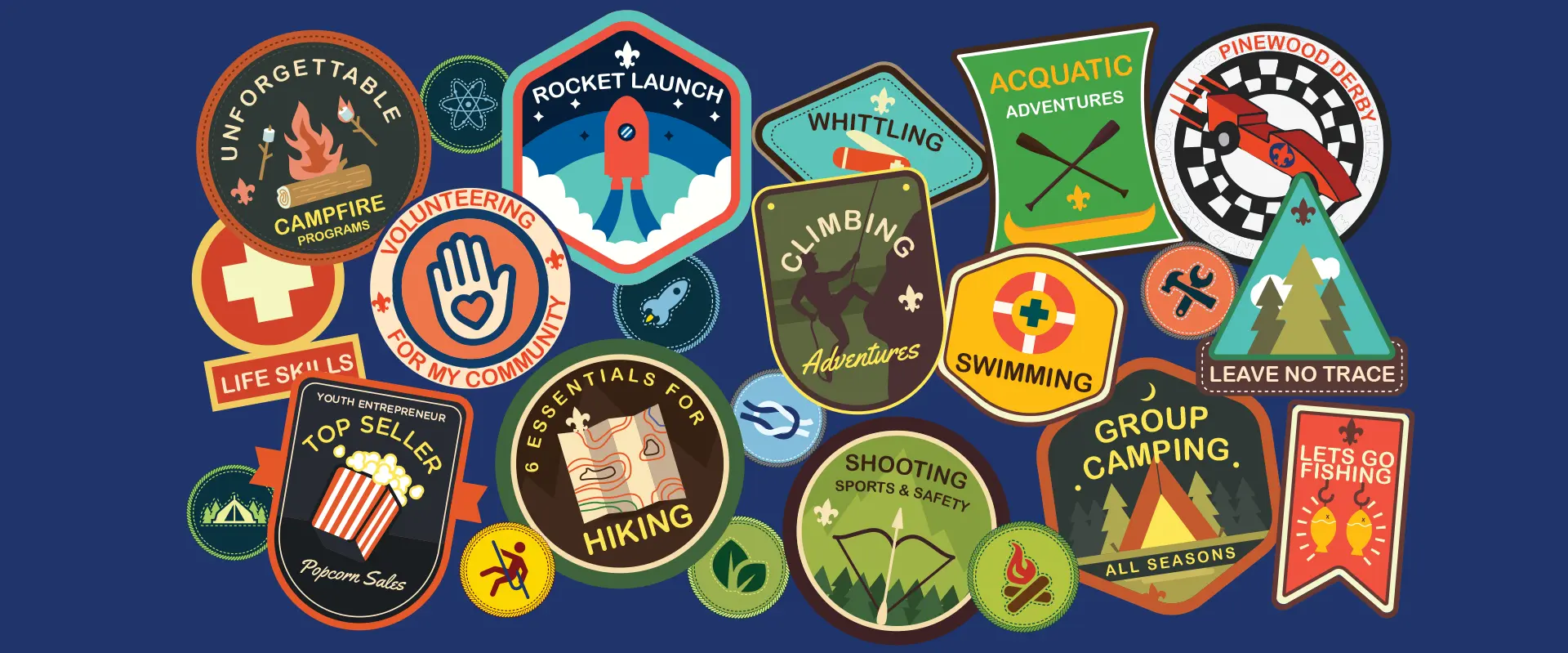 Earn Ranks, Patches, Belt Loops, Awards