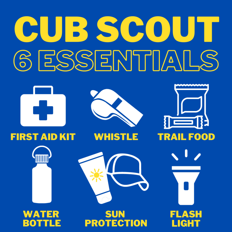 Image of the Cub Scout 6 essentials